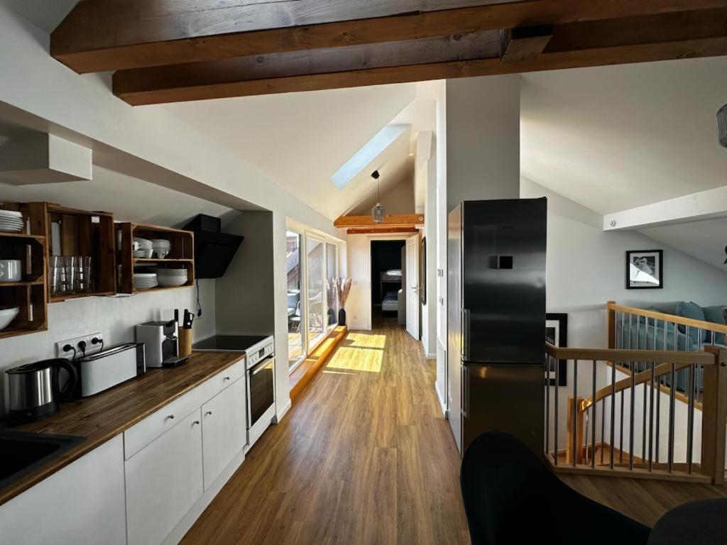 Nr 14 - Hochwertiges 3 Zimmer Maisonette Appartment Mit Grosszugigen Wohnbereich Und Balkon Лейпциг Экстерьер фото